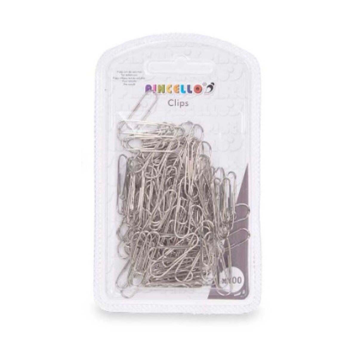 Clips Pincello Silver Metal Small (24 Units)